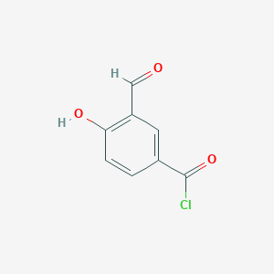 molecular formula C8H5ClO3 B13946459 3-formyl-4-hydroxy-benzoyl Chloride CAS No. 404354-44-5