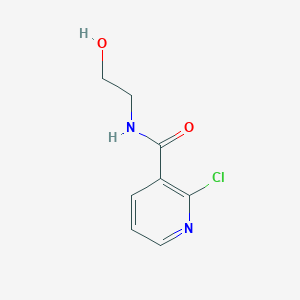 molecular formula C8H9ClN2O2 B1394648 2-Chloro-N-(2-hydroxyethyl)nicotinamide CAS No. 1178440-36-2