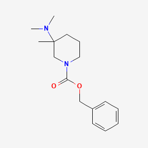 molecular formula C16H24N2O2 B13946525 Benzyl 3-(dimethylamino)-3-methylpiperidine-1-carboxylate 