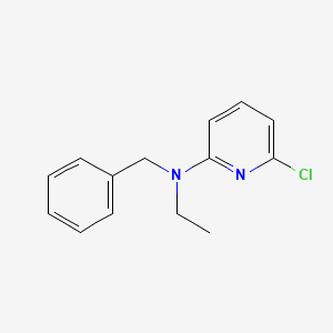 molecular formula C14H15ClN2 B1394655 N-苄基-6-氯-N-乙基-2-吡啶胺 CAS No. 1220038-87-8