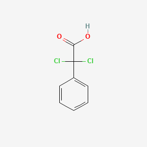 molecular formula C8H6Cl2O2 B13946563 alpha,alpha-Dichlorophenylacetic acid CAS No. 61031-72-9