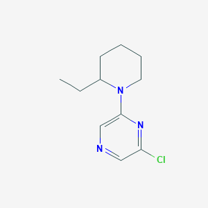 2-Chloro-6-(2-ethylpiperidin-1-yl)pyrazine