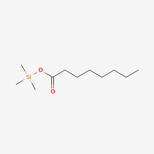 molecular formula C11H24O2Si B13946627 Trimethylsilyl octanoate CAS No. 55494-06-9