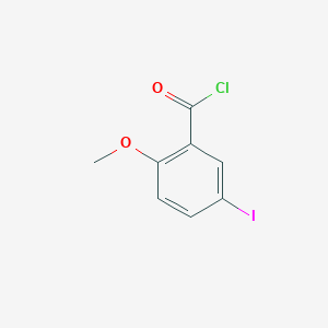 molecular formula C8H6ClIO2 B13946675 5-Iodo-2-methoxybenzoyl chloride CAS No. 115860-69-0