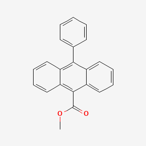 molecular formula C22H16O2 B13946721 Methyl 10-phenylanthracene-9-carboxylate CAS No. 63018-91-7
