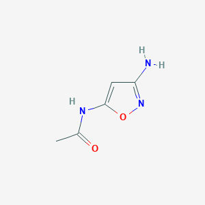 molecular formula C5H7N3O2 B13946737 N-(3-aminoisoxazol-5-yl)acetamide CAS No. 4264-08-8