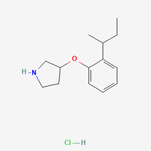 3-[2-(Sec-butyl)phenoxy]pyrrolidine hydrochloride