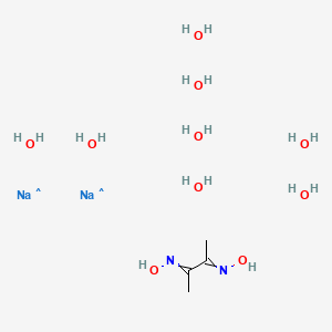 molecular formula C4H24N2Na2O10 B13946866 Dimethylglyoxime, disodium salt octahydrate 