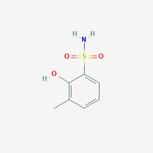 molecular formula C7H9NO3S B13946889 2-Hydroxy-3-methylbenzenesulfonamide CAS No. 82020-58-4