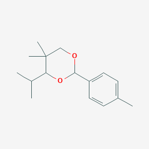 molecular formula C16H24O2 B13946927 5,5-Dimethyl-2-(4-methylphenyl)-4-(propan-2-yl)-1,3-dioxane CAS No. 61683-75-8