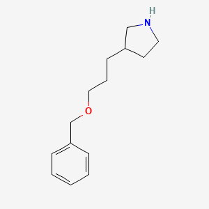 3-[3-(Benzyloxy)propyl]pyrrolidine