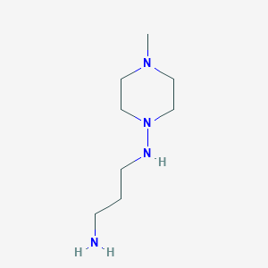 molecular formula C8H20N4 B13946956 N~1~-(4-Methylpiperazin-1-yl)propane-1,3-diamine CAS No. 90556-54-0