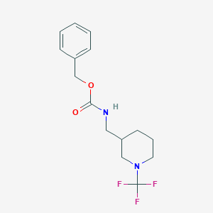 molecular formula C15H19F3N2O2 B13946969 Benzyl ((1-(trifluoromethyl)piperidin-3-yl)methyl)carbamate 