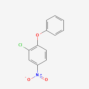 molecular formula C12H8ClNO3 B13946989 2-Chloro-4-nitro-1-phenoxybenzene CAS No. 56966-69-9