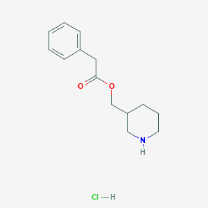 3-Piperidinylmethyl 2-phenylacetate hydrochloride