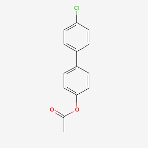 molecular formula C14H11ClO2 B13947005 4'-Chloro[1,1'-biphenyl]-4-yl acetate CAS No. 57396-87-9