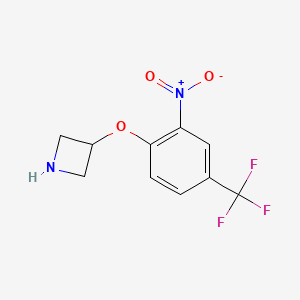 3-[2-Nitro-4-(trifluoromethyl)phenoxy]azetidine