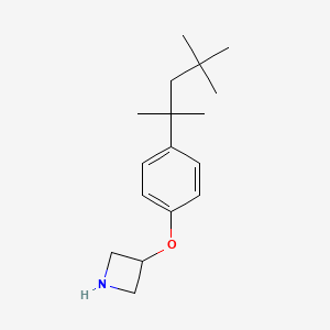 3-[4-(1,1,3,3-Tetramethylbutyl)phenoxy]azetidine