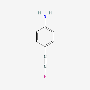 molecular formula C8H6FN B13947067 4-(Fluoroethynyl)aniline CAS No. 443129-77-9