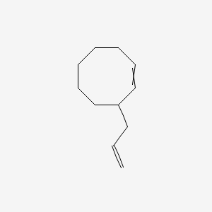 molecular formula C11H18 B13947390 3-(2-Propenyl)cyclooctene CAS No. 61141-59-1