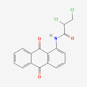 molecular formula C17H11Cl2NO3 B13947432 N-1-Anthraquinonyl-2,3-dichloropropionamide CAS No. 63915-90-2