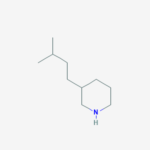 molecular formula C10H21N B1394745 3-Isopentylpiperidine CAS No. 1219977-29-3