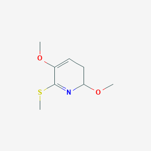 molecular formula C8H13NO2S B13947461 Pyridine, 2,3-dihydro-2,5-dimethoxy-6-(methylthio)-(9CI) CAS No. 494747-08-9