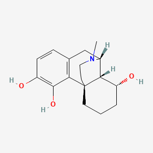 molecular formula C17H23NO3 B13947494 Tetrahydro-gamma-isomorphine CAS No. 63868-43-9