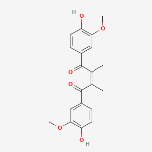 molecular formula C20H20O6 B13947496 Furoguaiaoxidin 