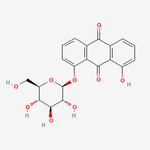 molecular formula C20H18O9 B13947660 Danthron glucoside CAS No. 53797-18-5