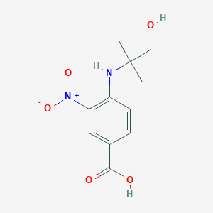 4-[(2-Hydroxy-1,1-dimethylethyl)amino]-3-nitrobenzoic acid