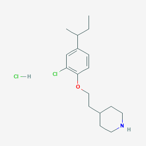 4-{2-[4-(Sec-butyl)-2-chlorophenoxy]-ethyl}piperidine hydrochloride