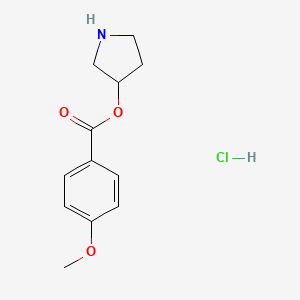 3-Pyrrolidinyl 4-methoxybenzoate hydrochloride