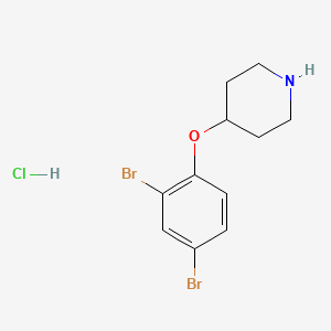 4-(2,4-Dibromophenoxy)piperidine hydrochloride