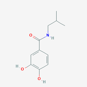 molecular formula C11H15NO3 B13947798 3,4-Dihydroxy-N-isobutylbenzamide CAS No. 99499-10-2