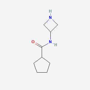 molecular formula C9H16N2O B1394784 N-(3-Azetidinyl)cyclopentanecarboxamide CAS No. 1220027-39-3