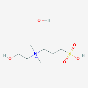 molecular formula C₇H₁₇NO₄S B013948 3-[(2-Hydroxyethyl)(dimethyl)ammonio]propane-1-sulfonate CAS No. 38880-58-9