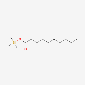 molecular formula C13H28O2Si B13948012 Trimethylsilyl decanoate CAS No. 55494-15-0