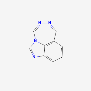 molecular formula C9H6N4 B13948032 Imidazo[4,5,1-jk][1,3,4]benzotriazepine CAS No. 435311-15-2