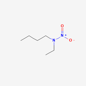 molecular formula C6H14N2O2 B13948056 1-Butanamine, N-ethyl-N-nitro- CAS No. 52330-08-2