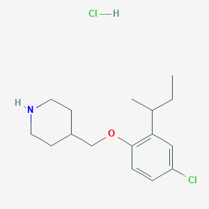 4-{[2-(Sec-butyl)-4-chlorophenoxy]-methyl}piperidine hydrochloride