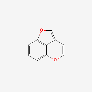 molecular formula C10H6O2 B13948071 Furo[4,3,2-de][1]benzopyran CAS No. 209-08-5