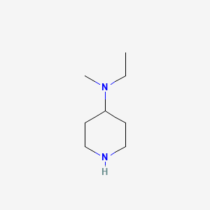 molecular formula C8H18N2 B13948121 N-ethyl-N-methyl-4-Piperidinamine 
