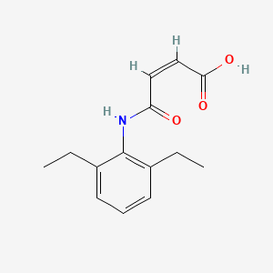 molecular formula C14H17NO3 B13948175 N-(2,6-Diethylphenyl)maleamic acid 