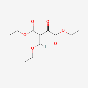 molecular formula C11H16O6 B13948182 Diethylethoxymethyleneoxalacetate CAS No. 55130-49-9