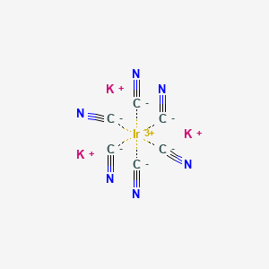 molecular formula C6IrK3N6 B13948225 Iridium potassium cyanide 