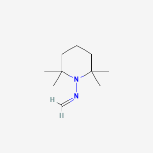 molecular formula C10H20N2 B13948251 Piperidine, 1-(methyleneamino)-2,2,6,6-tetramethyl- CAS No. 57855-46-6