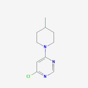 molecular formula C10H14ClN3 B1394827 4-Chloro-6-(4-methyl-1-piperidinyl)pyrimidine CAS No. 1219967-85-7
