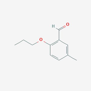 molecular formula C11H14O2 B1394828 5-Methyl-2-propoxybenzaldehyde CAS No. 883531-97-3