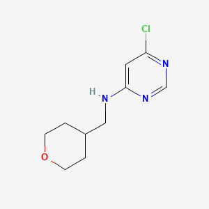 6-Chloro-N-(tetrahydro-2H-pyran-4-ylmethyl)-4-pyrimidinamine